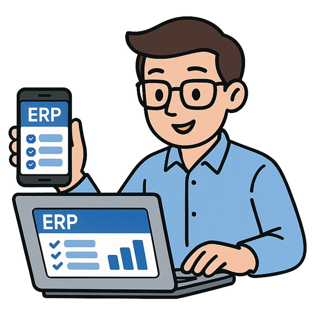 Mobile ERP Access for Admins